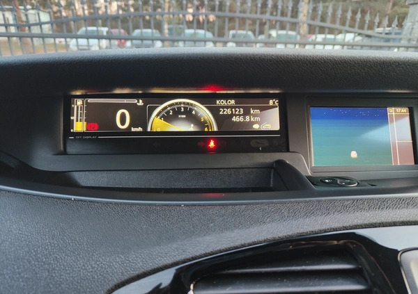 Renault Grand Scenic cena 23500 przebieg: 226000, rok produkcji 2013 z Warka małe 596